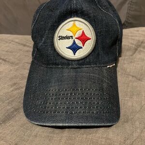 Vintage Pittsburgh Steelers Denim Hat NFL